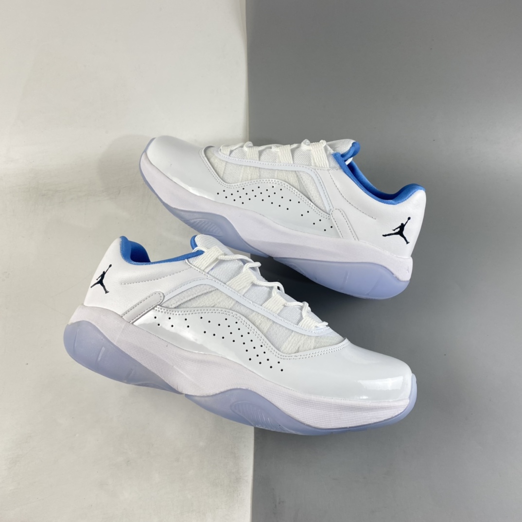 P220 Air Jordan 11 CMFT Low “South Beach”传奇蓝 低帮防滑减震篮球鞋 DO0751-100