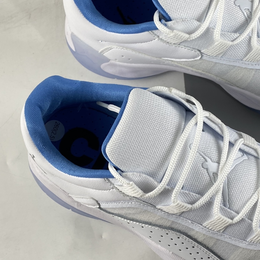 P220 Air Jordan 11 CMFT Low “South Beach”传奇蓝 低帮防滑减震篮球鞋 DO0751-100