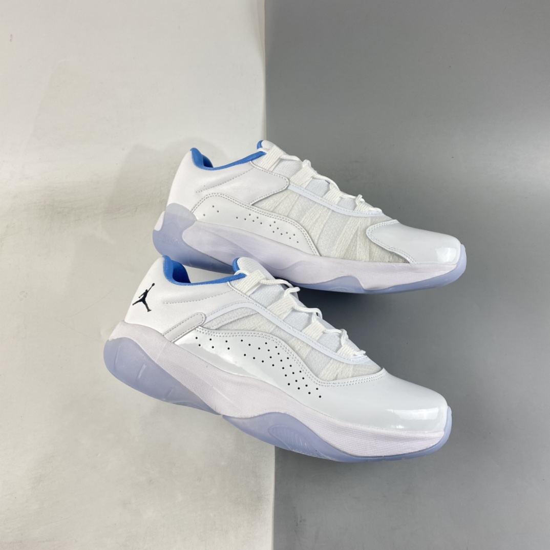 P220 Air Jordan 11 CMFT Low “South Beach”传奇蓝 低帮防滑减震篮球鞋 DO0751-100