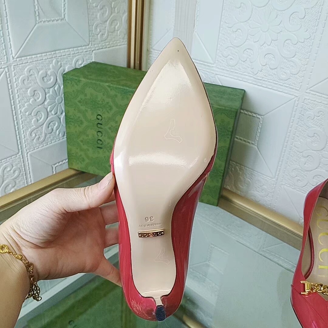 "Stock a largo plazo" Gucci Gucci modelos de explosión de la moda de primavera zapatos de boca poco 
