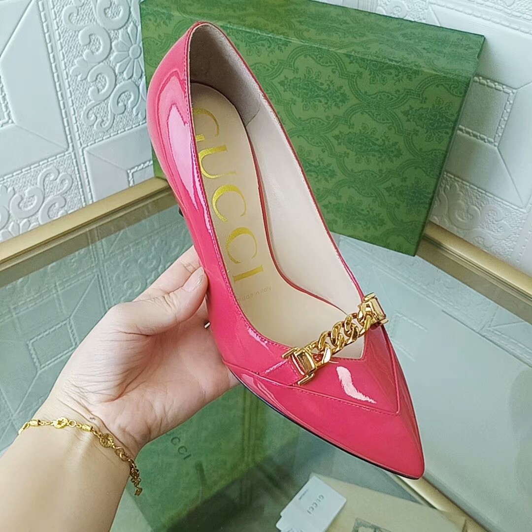 "Stock a largo plazo" Gucci Gucci modelos de explosión de la moda de primavera zapatos de boca poco 