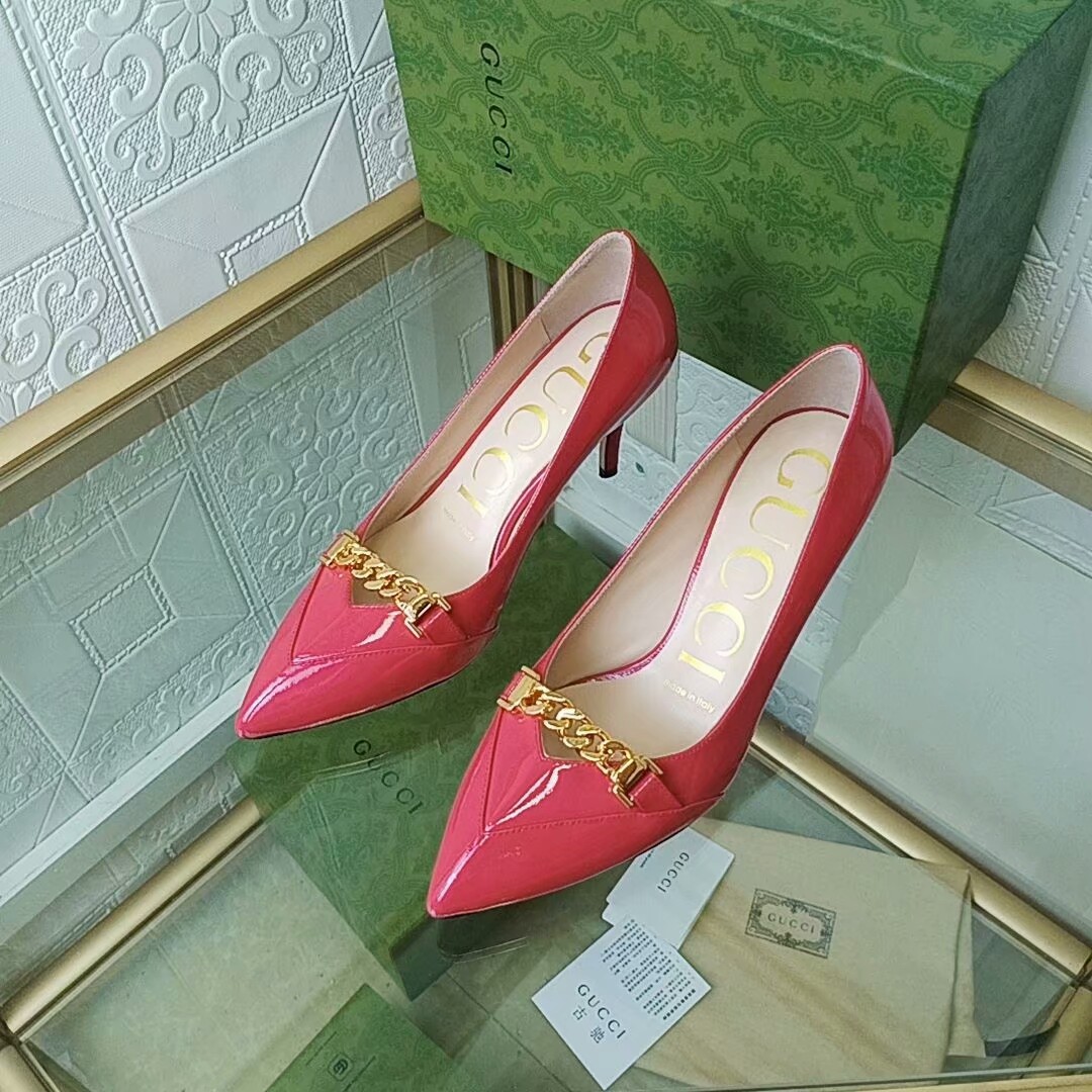 "Stock a largo plazo" Gucci Gucci modelos de explosión de la moda de primavera zapatos de boca poco 