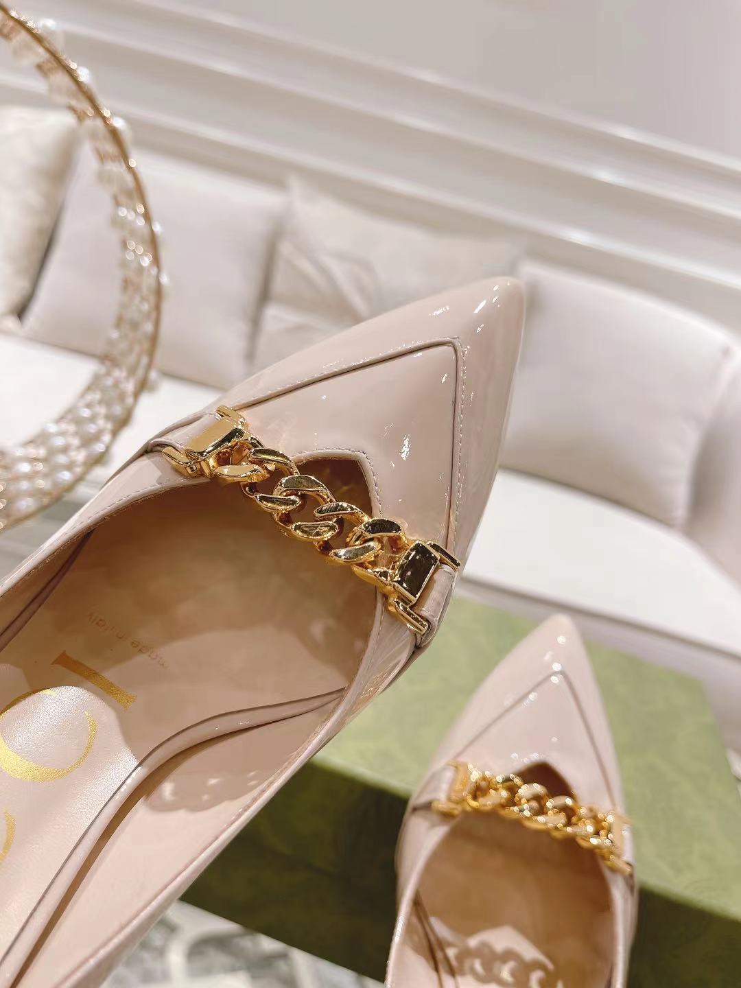 "Stock a largo plazo" Gucci Gucci modelos de explosión de la moda de primavera zapatos de boca poco 