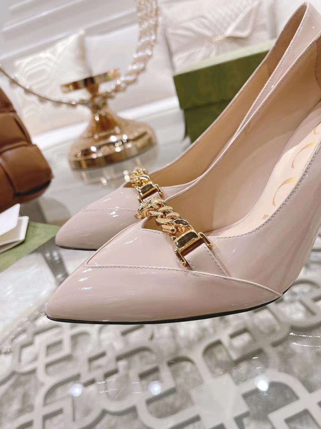 "Stock a largo plazo" Gucci Gucci modelos de explosión de la moda de primavera zapatos de boca poco 