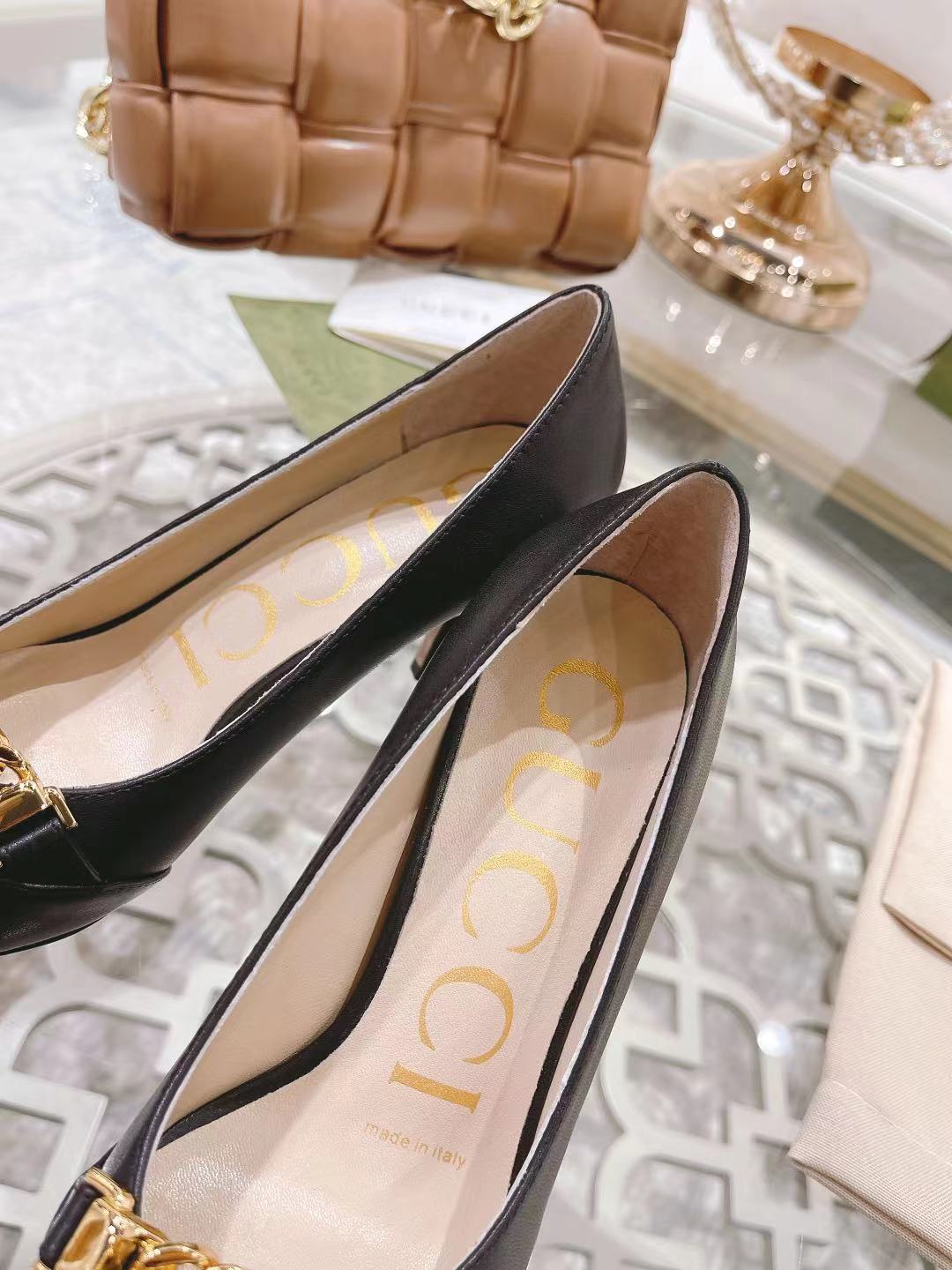 "Stock a largo plazo" Gucci Gucci modelos de explosión de la moda de primavera zapatos de boca poco 