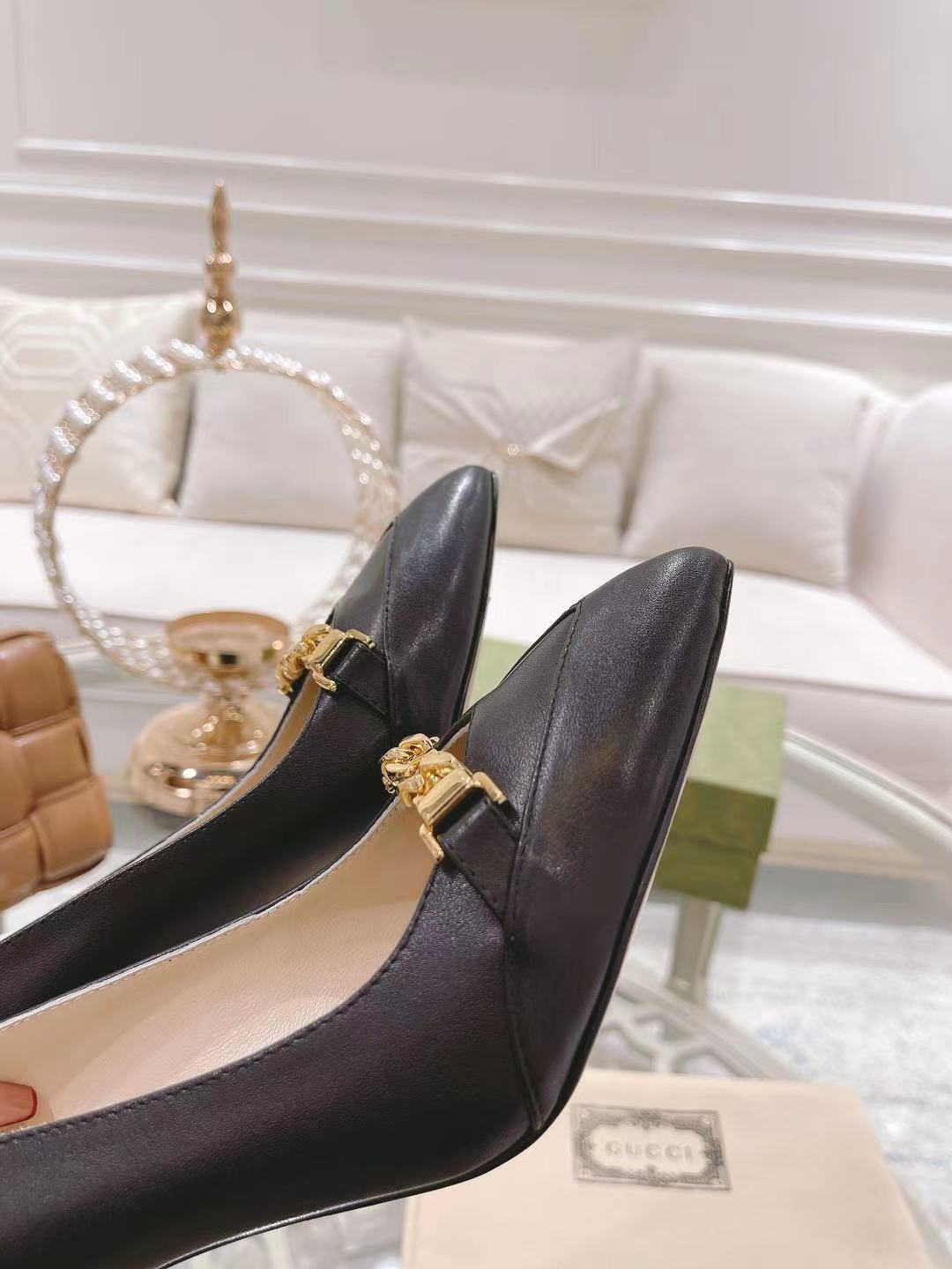 "Stock a largo plazo" Gucci Gucci modelos de explosión de la moda de primavera zapatos de boca poco 