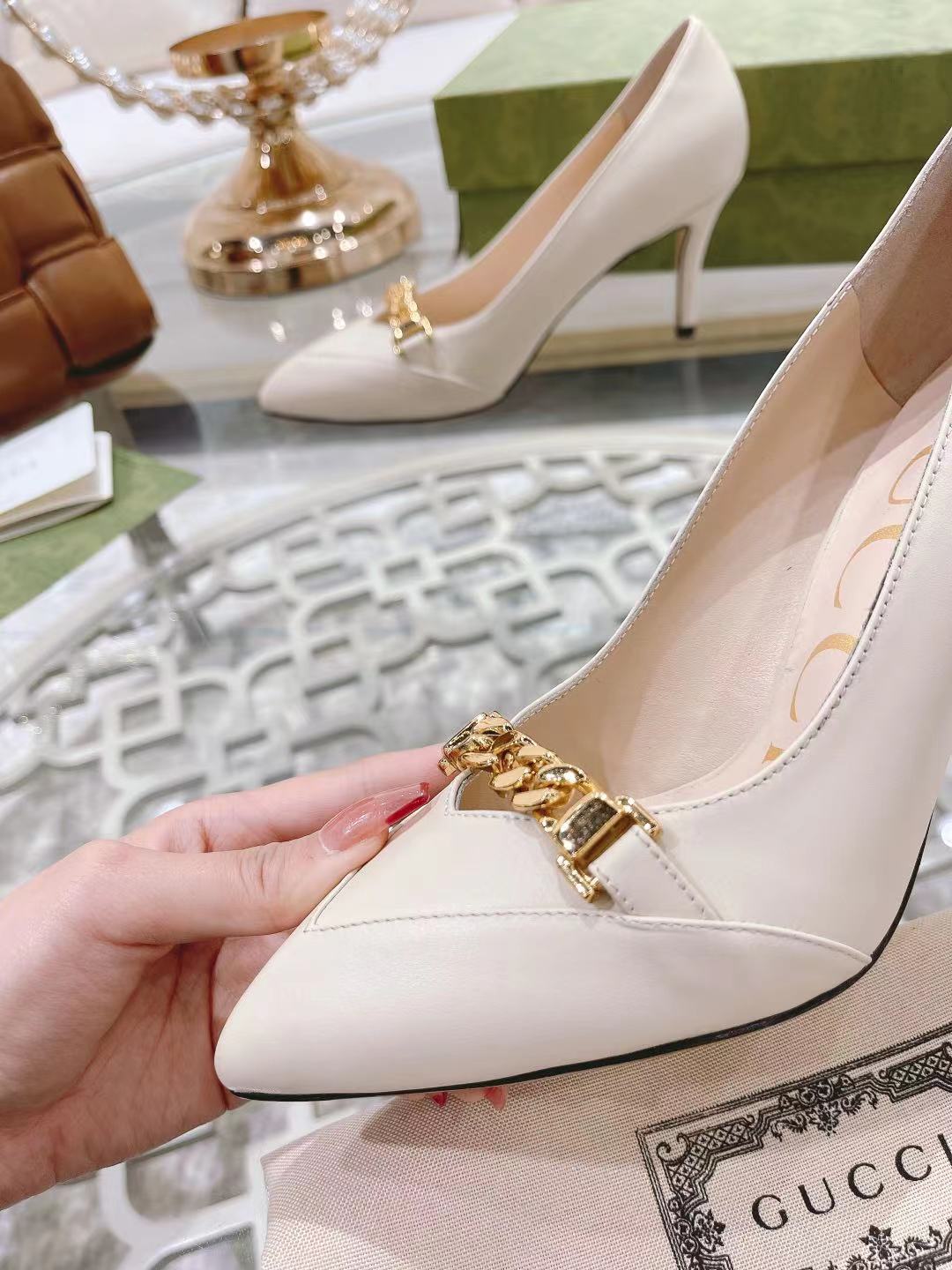 "Stock a largo plazo" Gucci Gucci modelos de explosión de la moda de primavera zapatos de boca poco 