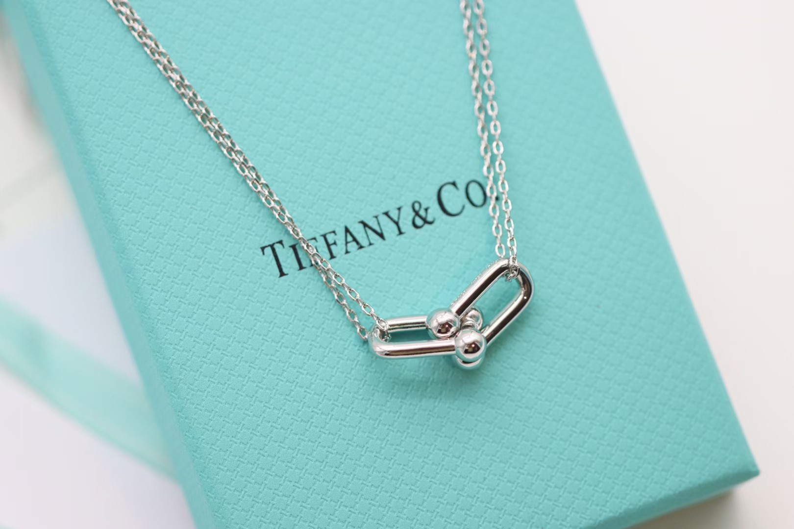 Tiffany & Co. Tiffany&co.hardwear系列u形双链环项链