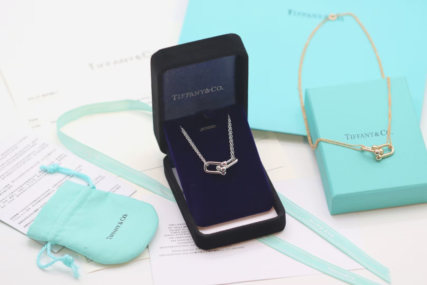 Tiffany & Co. Tiffany&co.hardwear系列u形双链环项链