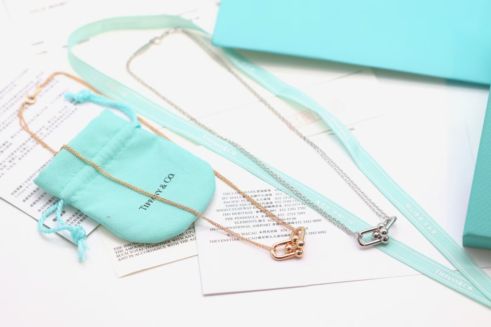 Tiffany & Co. Tiffany&co.hardwear系列u形双链环项链