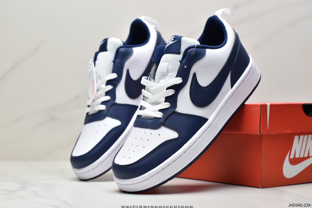 190 公司级耐克/Nike Court Borough Low 低帮百搭透气休闲运动板鞋BQ5448