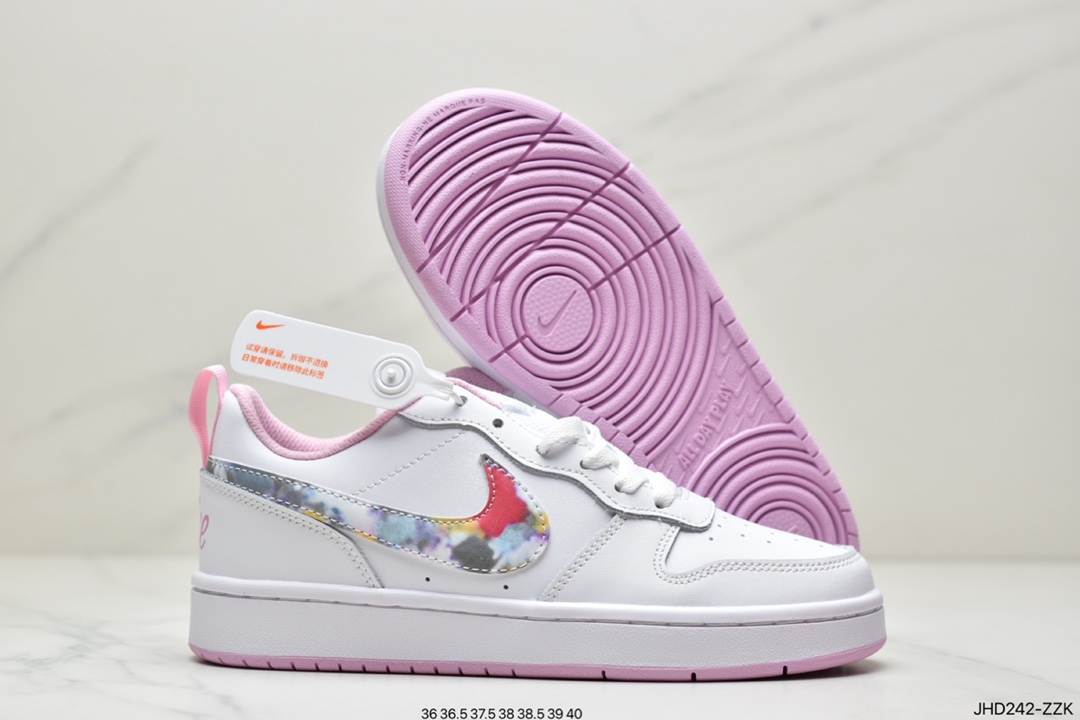 190 公司级耐克/Nike Court Borough Low 低帮百搭透气休闲运动板鞋BQ5448