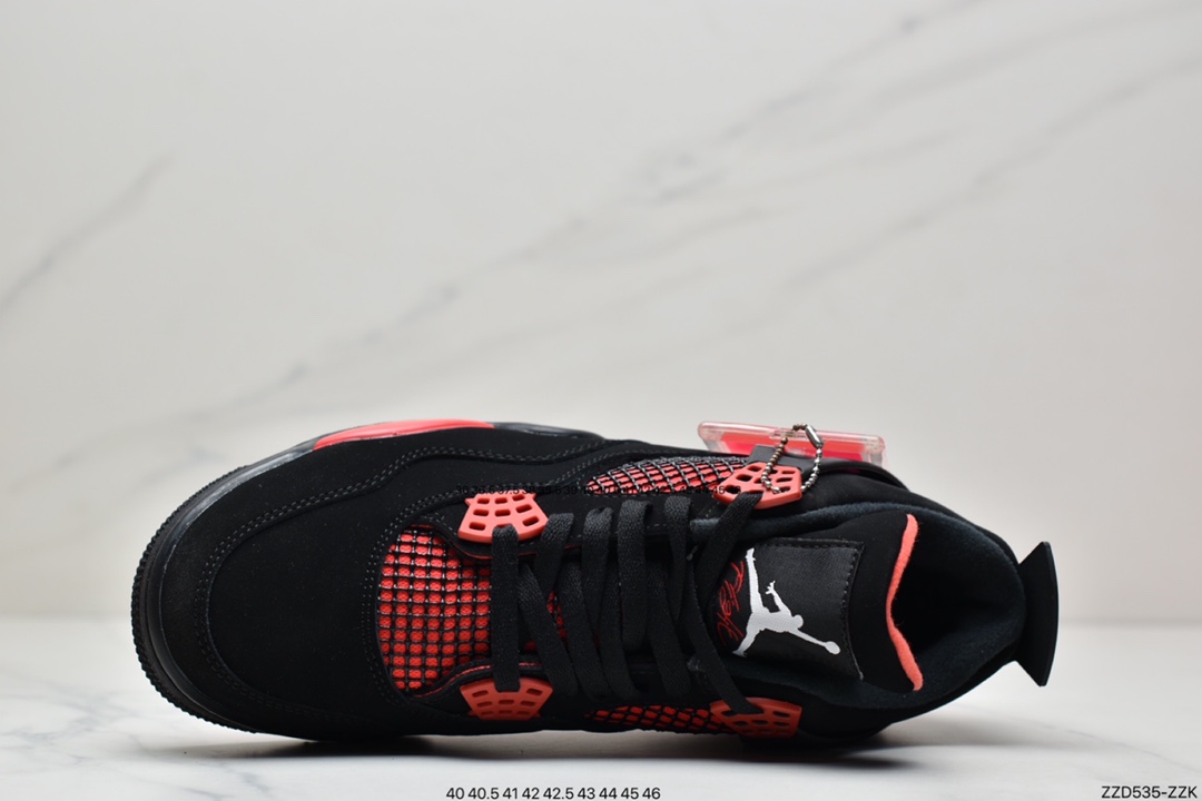 250 公司级Air Jordan 4 Retro ”Red Thunder” 黑红雷电 AJ4 CT8527-016