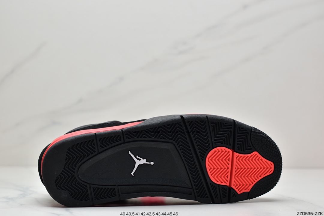 250 公司级Air Jordan 4 Retro ”Red Thunder” 黑红雷电 AJ4 CT8527-016