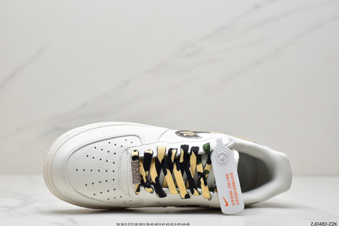 240  Bape×Nike Air Force 1 Low“迷彩配色”空军一号低帮休闲板鞋 AA1365-118