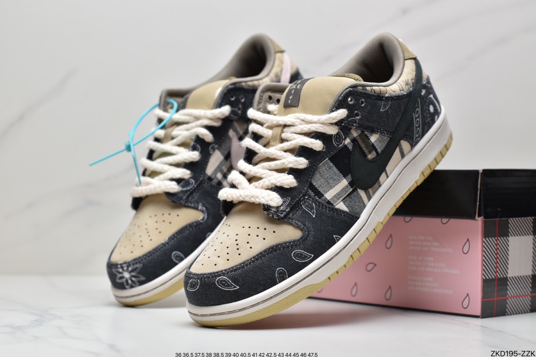 270 Travis Scott x Nike SB Dunk Low”Jackboys”扣篮系列低帮板鞋 CT5053-001