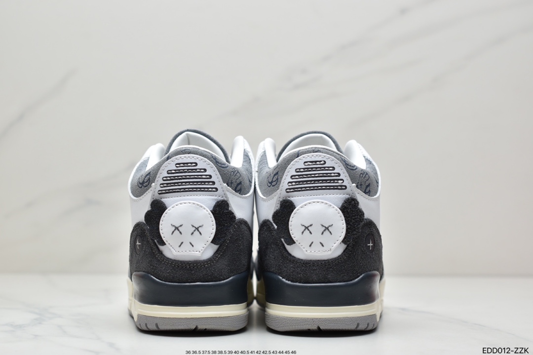 340 公司级耐克Nike Air Jordan 3 Retro OG”Black Cat”迈克尔·乔丹AJ3代中帮篮球鞋 136064-002