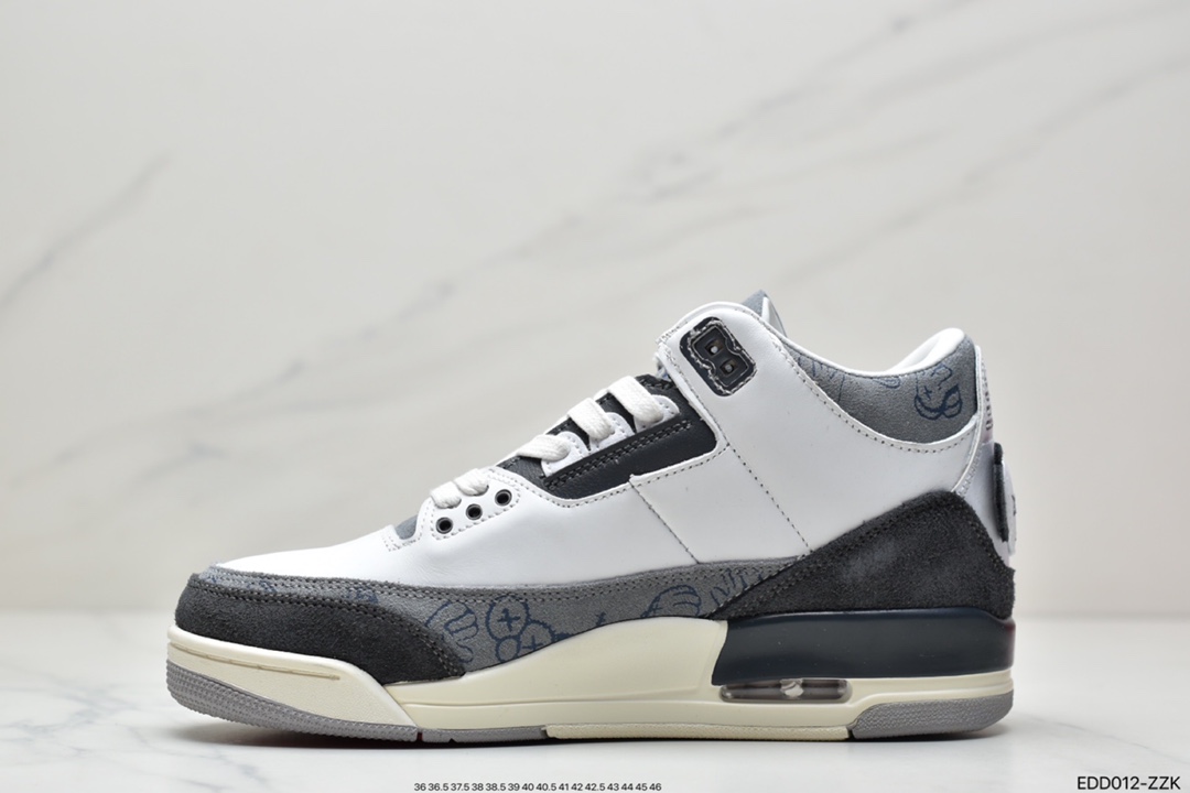 340 公司级耐克Nike Air Jordan 3 Retro OG”Black Cat”迈克尔·乔丹AJ3代中帮篮球鞋 136064-002