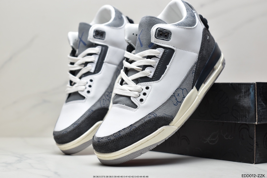340 公司级耐克Nike Air Jordan 3 Retro OG”Black Cat”迈克尔·乔丹AJ3代中帮篮球鞋 136064-002