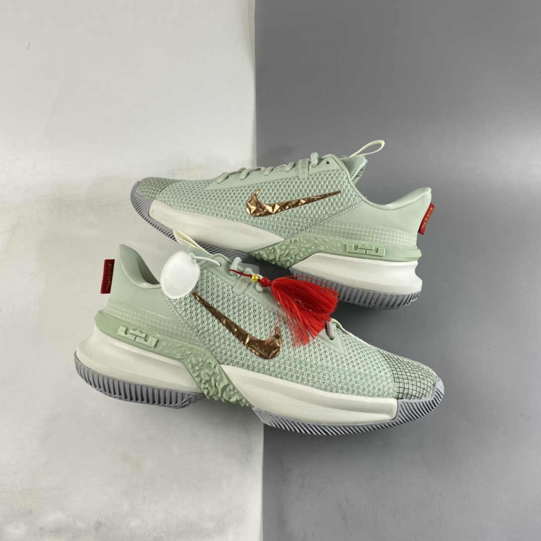 P280 NIKE LeBron Ambassador XIII ”Empire Jade” 詹姆斯使节13玉玺 低帮实战篮球鞋 CQ9329-300