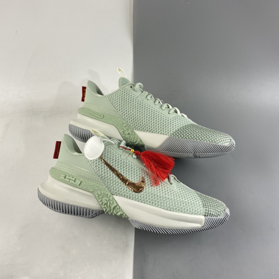 P280 NIKE LeBron Ambassador XIII ”Empire Jade” 詹姆斯使节13玉玺 低帮实战篮球鞋 CQ9329-300