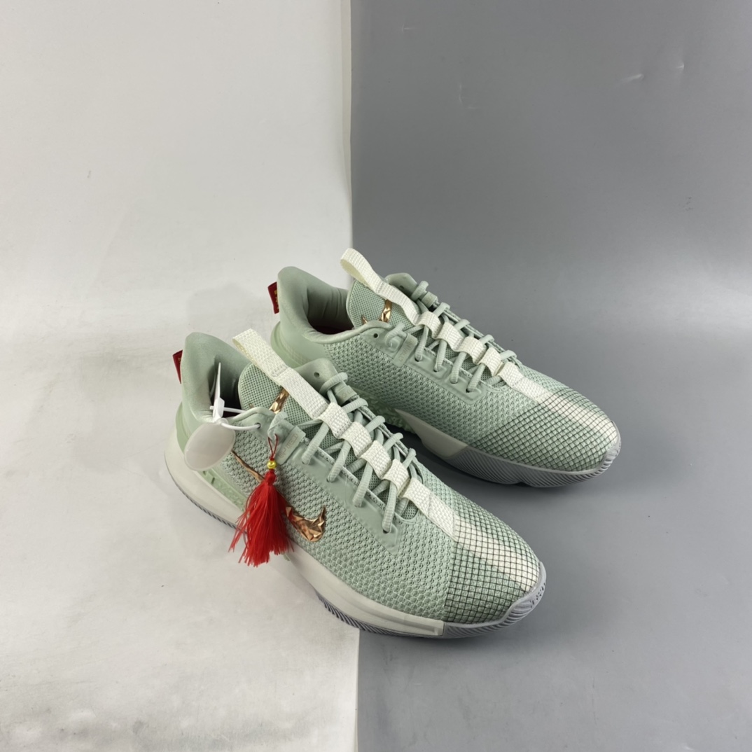 P280 NIKE LeBron Ambassador XIII ”Empire Jade” 詹姆斯使节13玉玺 低帮实战篮球鞋 CQ9329-300