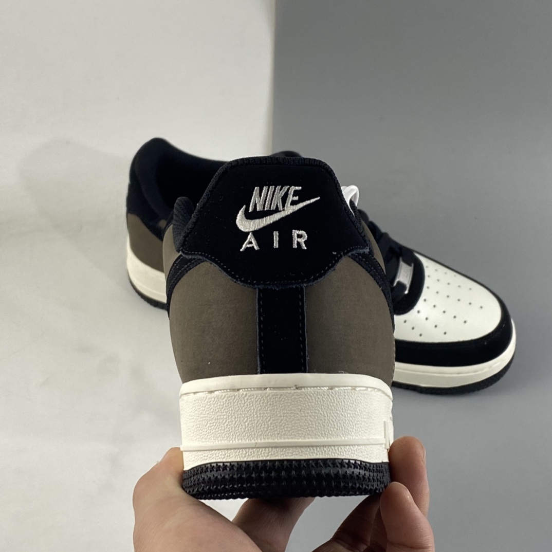 P240 NIKE Air Force 1’07 Low 摩卡黑拼接 空军一号低帮休闲板鞋 YG5063-203