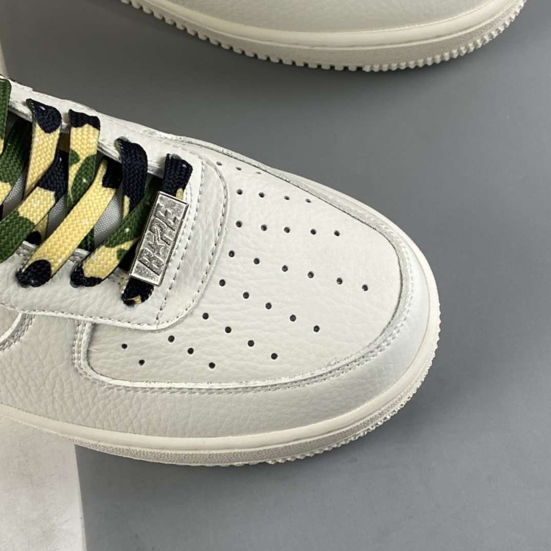 P240 Bape x NIKE Air Force 1’07 Low ”迷彩配色” Nigo品牌 板鞋 AA1365-118