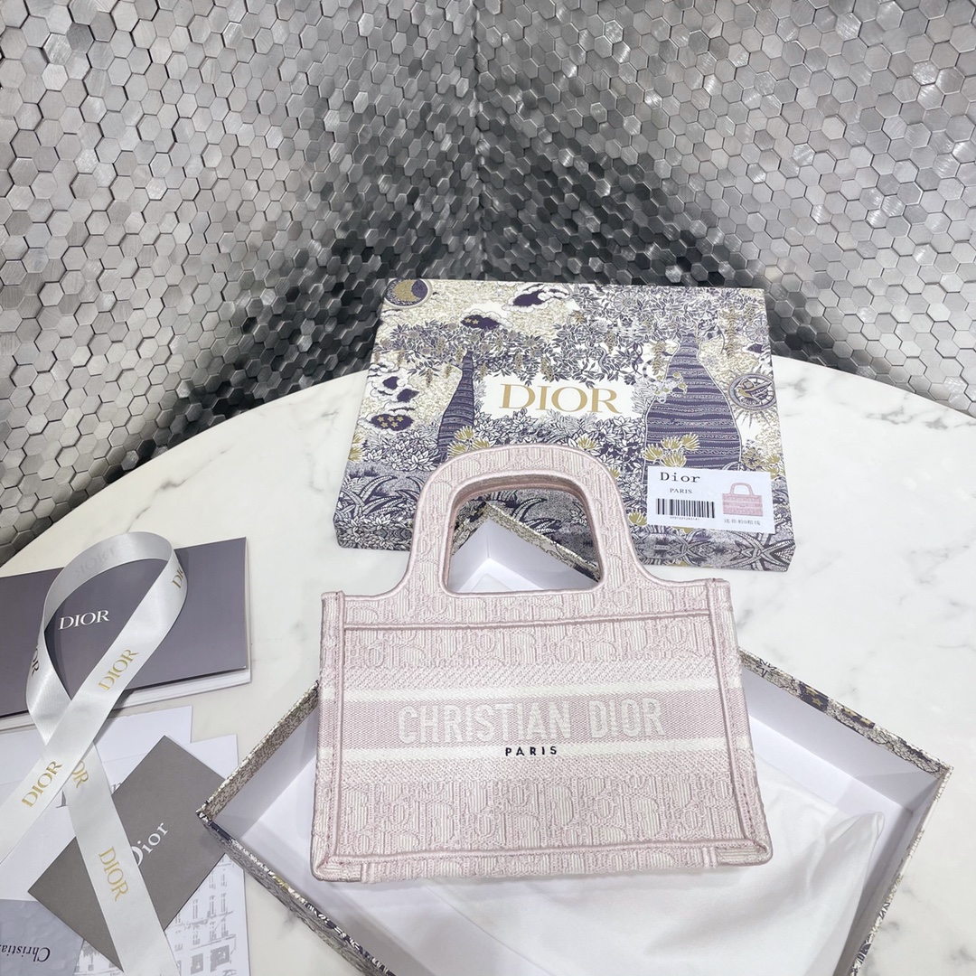 Dior Book Tote Handbags Tote Bags First Copy
 Printing Oblique Mini