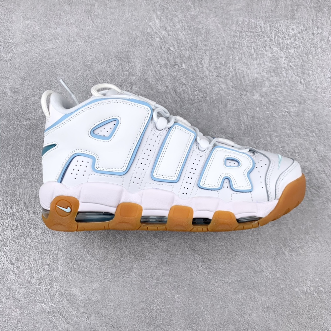 H5 NK Air More Uptempo White Aqua Gum 白薄荷 大AIR皮蓬复古篮球鞋 4 G0 82-107
