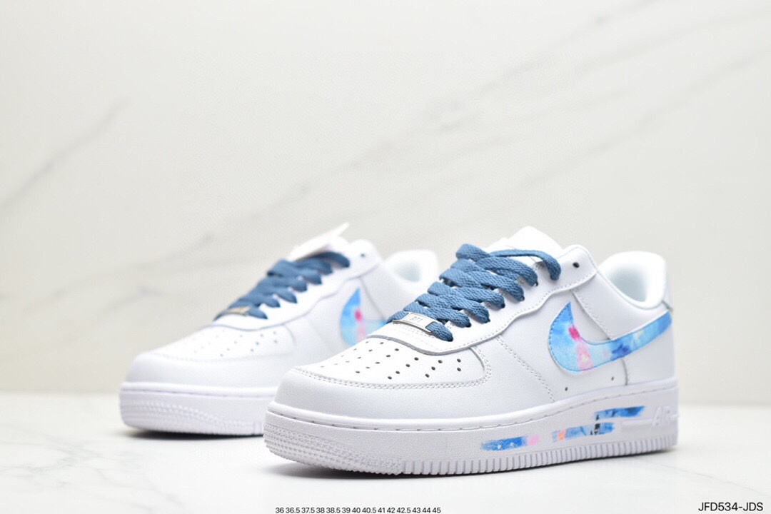 170 公司级 耐克NK Air Force 1 Low 空军一号板鞋 314192-117 蓝紫涂鸦