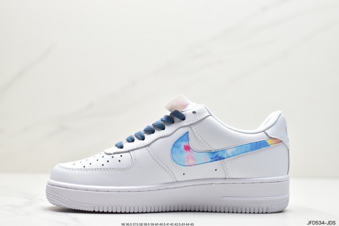 170 公司级 耐克NK Air Force 1 Low 空军一号板鞋 314192-117 蓝紫涂鸦