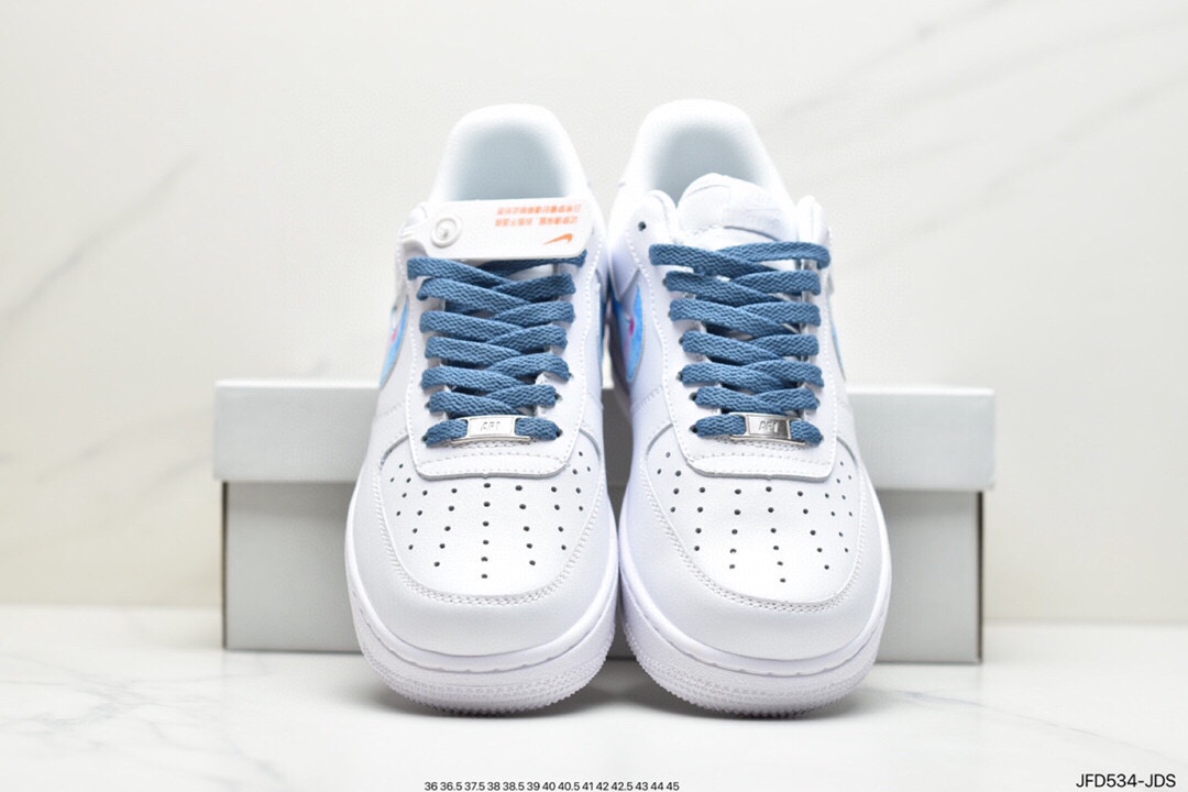 170 公司级 耐克NK Air Force 1 Low 空军一号板鞋 314192-117 蓝紫涂鸦