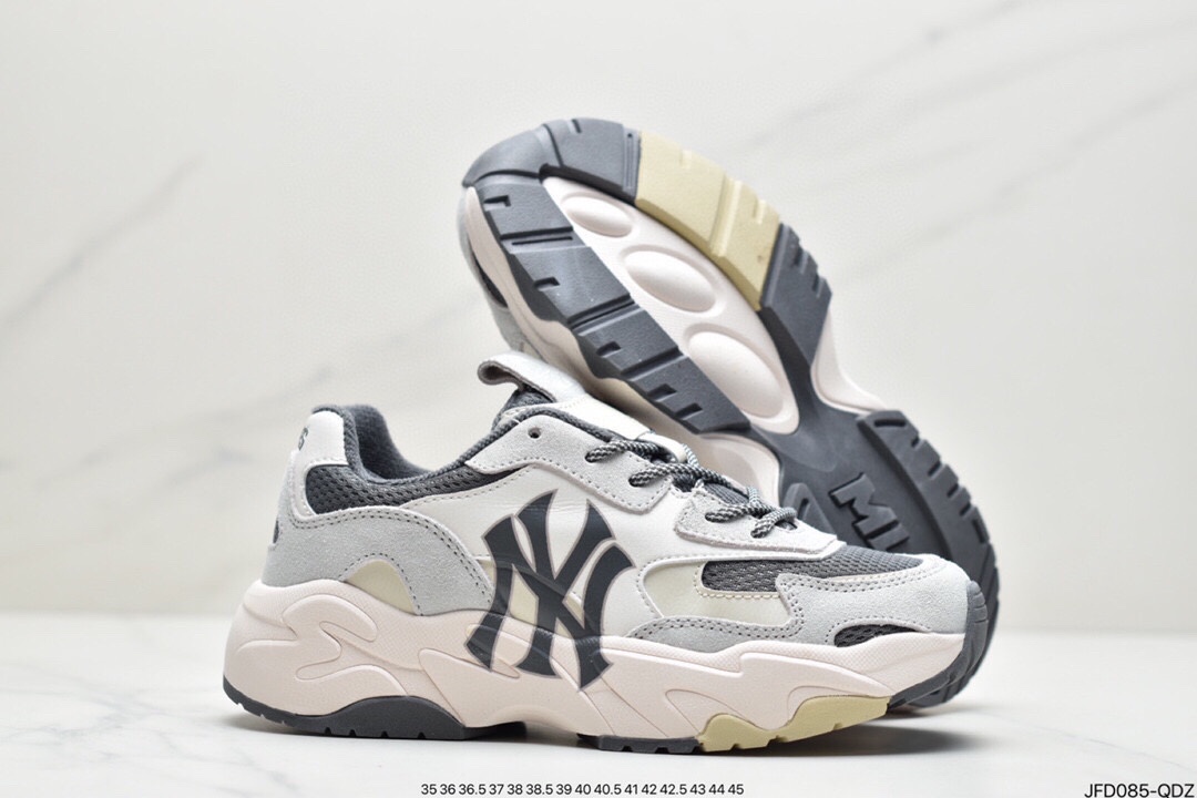 NY USA Rugby Yankees Limited x MLB Big Ball Chunky A Running Thick Sole Daddy Thick Sole Casual Sports Jogging Shoes 3ASHC3S1N-C0001