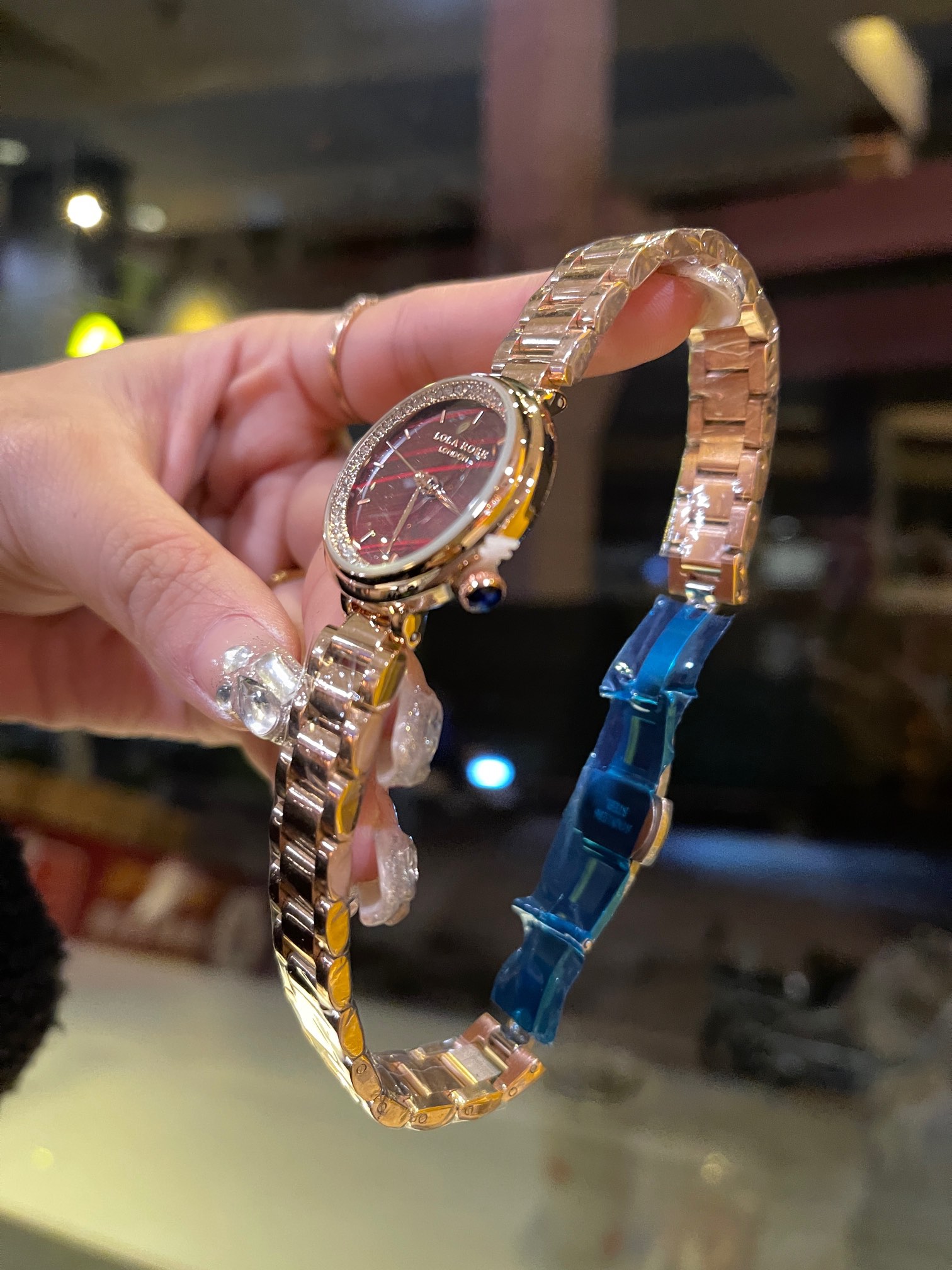 “Lola Rose Fairy Watch: Solid Steel, Butterflies, Double Buttons” - 图片 9