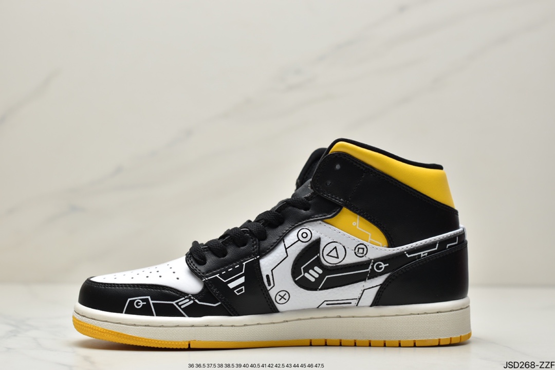 200 公司级Air Jordan 1 Mid AJ1 中帮篮球鞋 全新批次DC7294-103