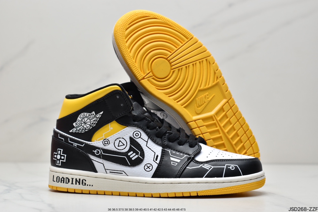 200 公司级Air Jordan 1 Mid AJ1 中帮篮球鞋 全新批次DC7294-103