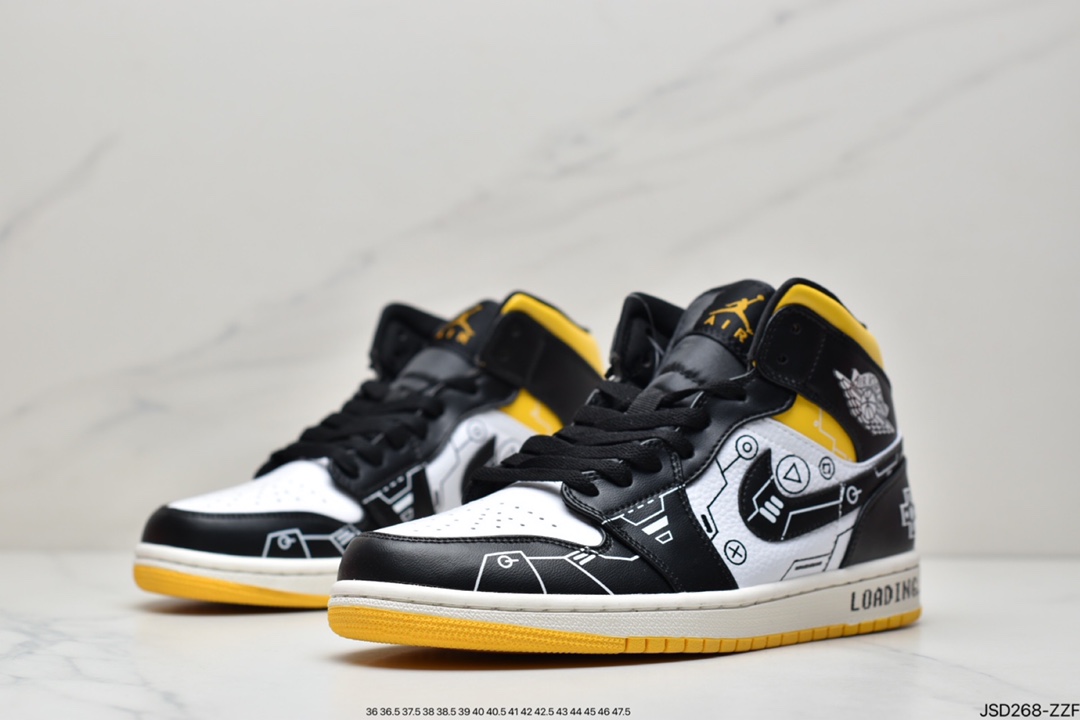200 公司级Air Jordan 1 Mid AJ1 中帮篮球鞋 全新批次DC7294-103