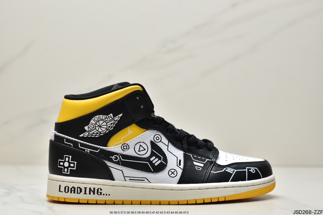 200 公司级Air Jordan 1 Mid AJ1 中帮篮球鞋 全新批次DC7294-103