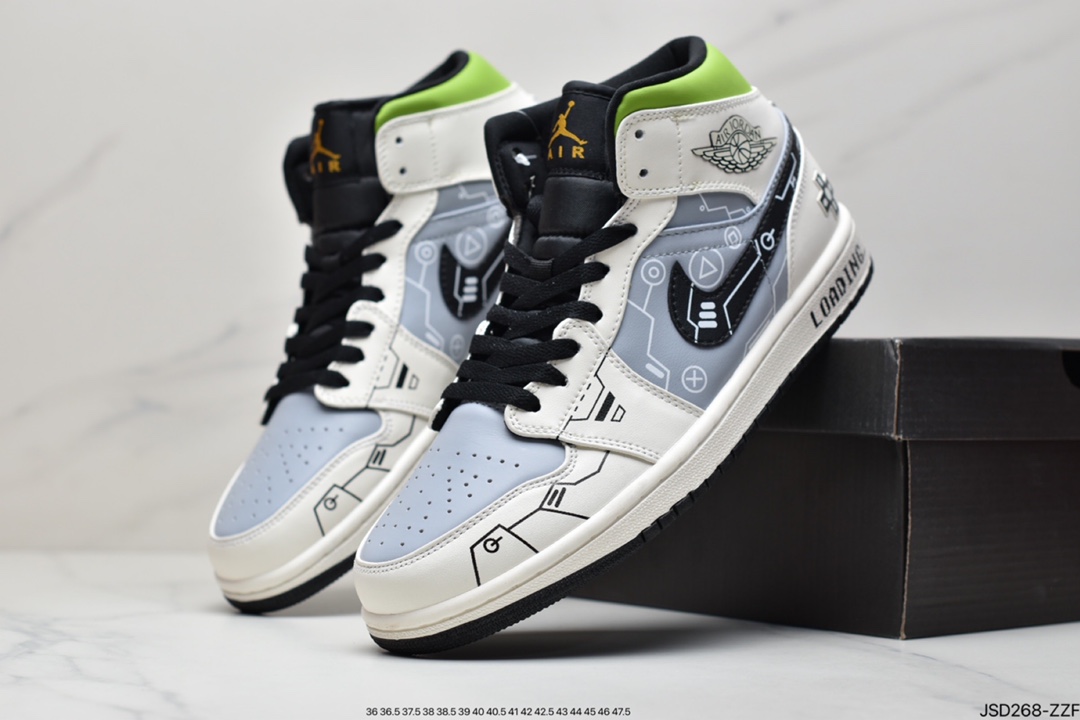 200 公司级Air Jordan 1 Mid AJ1 中帮篮球鞋 全新批次 DC7294-103