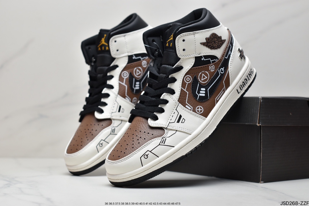 200 公司级Air Jordan 1 Mid AJ1 中帮篮球鞋 全新批次 DC7294-103