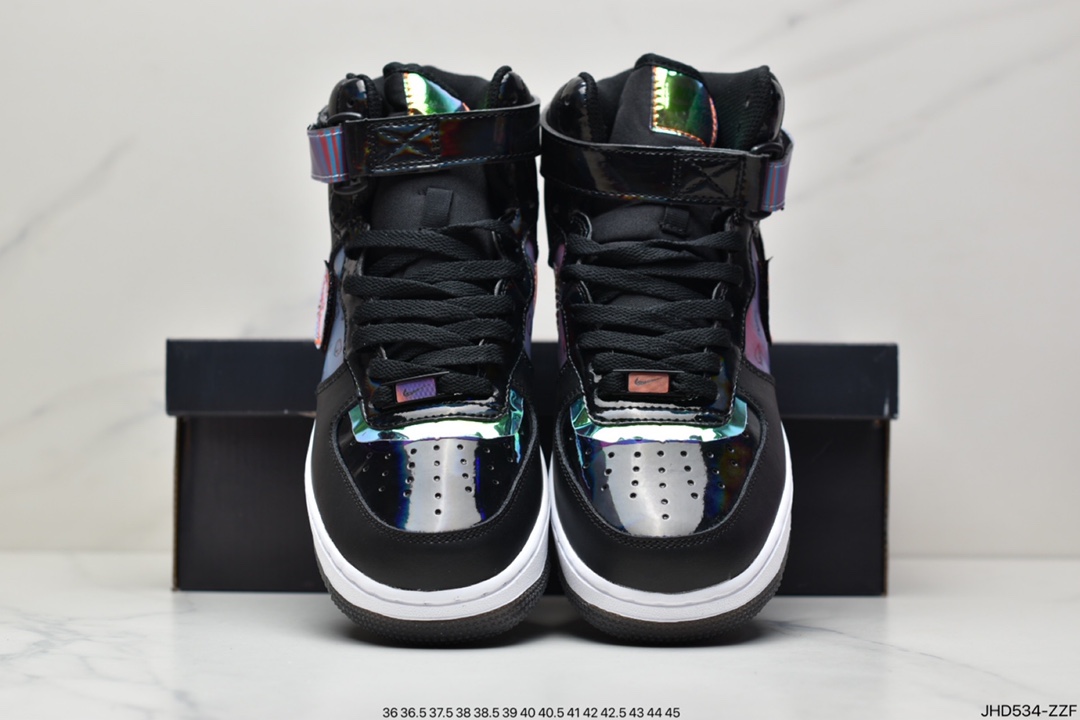 190 公司级耐克Air Force 1 High LV8 “Good Game” 电玩 炫彩镭射DC0831-101