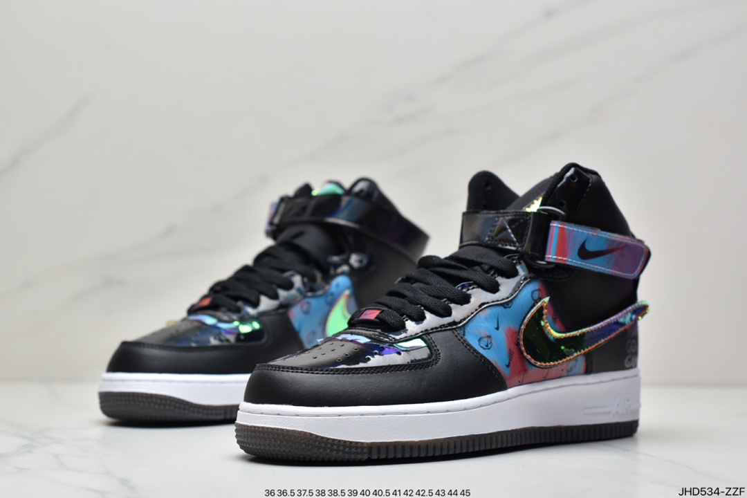 190 公司级耐克Air Force 1 High LV8 “Good Game” 电玩 炫彩镭射DC0831-101