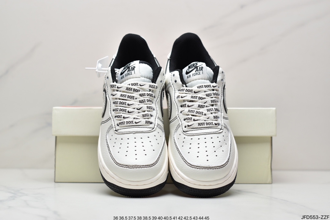 170 Stussy x Nike Air Force 1′07”White/Black Laser空军一号UN1635-702