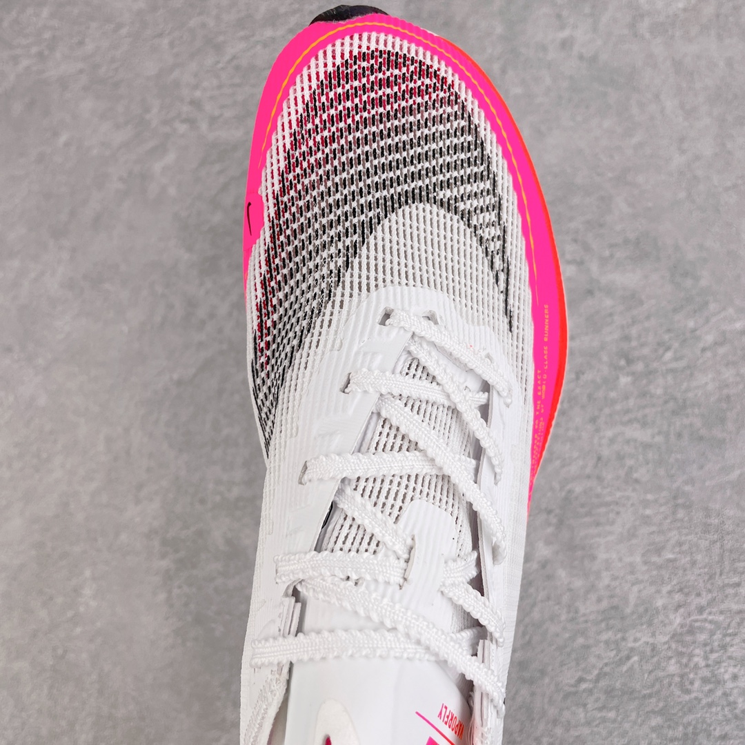图片[4]-＃纯原福利 NK ZoomX Vaporfly Next% 马拉松一代跑鞋 鞋面使用了全新 Vaporweave 科技 这种类似蝉翼的材质相比 Flyknit 更加轻薄透气 非对称的鞋带系统和泡棉护垫的加入令舒适度更高 鞋头辅以超大的 Swoosh 点缀 再配上流线型外观设计 时尚感十足 尺码：36 36.5 37.5 38 38.5 39 40 40.5 41 42 42.5 43 44 44.5 45-选品中心