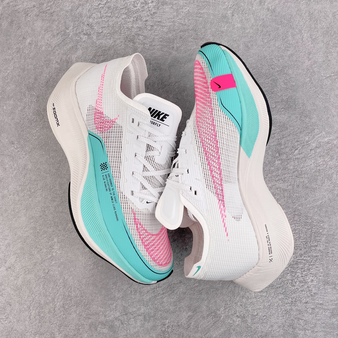 图片[3]-＃纯原福利 NK ZoomX Vaporfly Next% 马拉松一代跑鞋 鞋面使用了全新 Vaporweave 科技 这种类似蝉翼的材质相比 Flyknit 更加轻薄透气 非对称的鞋带系统和泡棉护垫的加入令舒适度更高 鞋头辅以超大的 Swoosh 点缀 再配上流线型外观设计 时尚感十足 尺码：36 36.5 37.5 38 38.5 39 40 40.5 41 42 42.5 43 44 44.5 45-选品中心