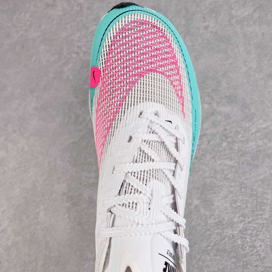 图片[4]-＃纯原福利 NK ZoomX Vaporfly Next% 马拉松一代跑鞋 鞋面使用了全新 Vaporweave 科技 这种类似蝉翼的材质相比 Flyknit 更加轻薄透气 非对称的鞋带系统和泡棉护垫的加入令舒适度更高 鞋头辅以超大的 Swoosh 点缀 再配上流线型外观设计 时尚感十足 尺码：36 36.5 37.5 38 38.5 39 40 40.5 41 42 42.5 43 44 44.5 45-选品中心