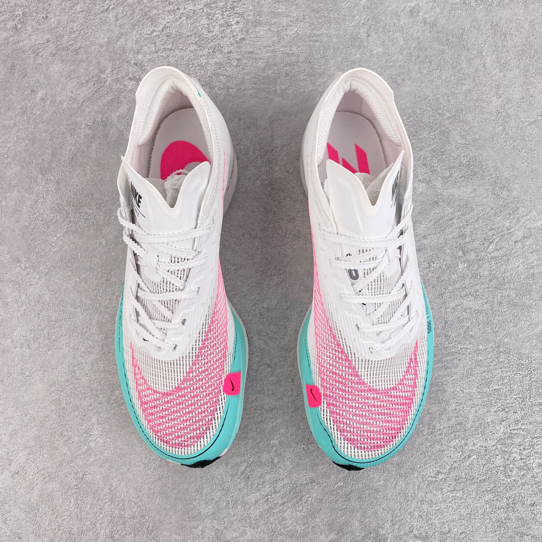 图片[2]-＃纯原福利 NK ZoomX Vaporfly Next% 马拉松一代跑鞋 鞋面使用了全新 Vaporweave 科技 这种类似蝉翼的材质相比 Flyknit 更加轻薄透气 非对称的鞋带系统和泡棉护垫的加入令舒适度更高 鞋头辅以超大的 Swoosh 点缀 再配上流线型外观设计 时尚感十足 尺码：36 36.5 37.5 38 38.5 39 40 40.5 41 42 42.5 43 44 44.5 45-选品中心