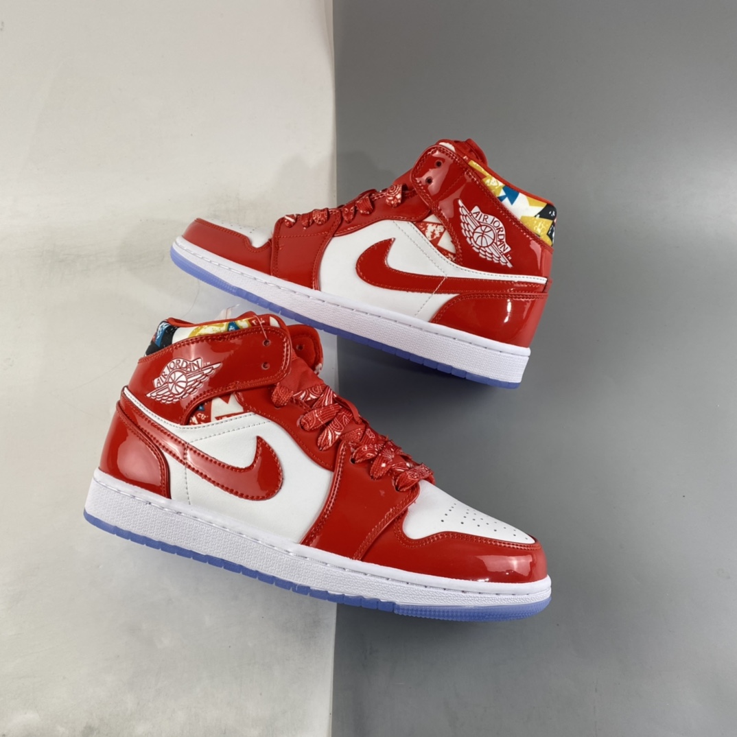 P240 Air Jordan 1 Mid AJ1 乔1 中帮百搭休闲运动板鞋 DC7294-600