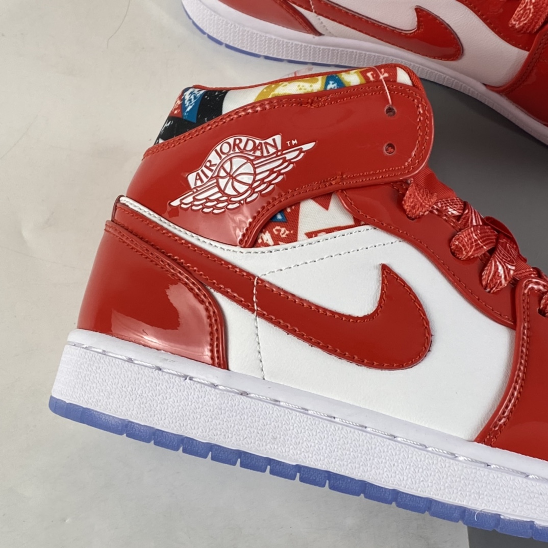 P240 Air Jordan 1 Mid AJ1 乔1 中帮百搭休闲运动板鞋 DC7294-600